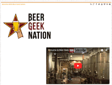 Tablet Screenshot of beergeeknation.com